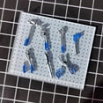 thumbnail image 6 of LeeQinersw 8 Pieces 1/64 Car Garage Tools Scene Model Decoration Mini Auto Repair Tools Blue, 6 of 9