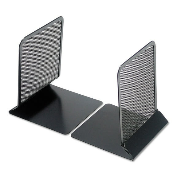 Universal Metal Mesh Bookends 5 3/8" x 6 3/4" Black 20025
