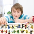 thumbnail image 4 of 18 Figuras de Ninja Dorado – Guerreros Legendarios y Villanos, Juguete de Bloques de Construcción para Niños y Coleccionistas, 4 of 9