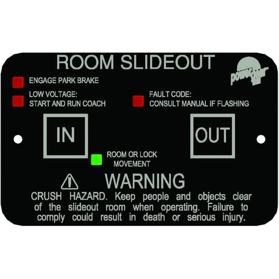 Power Gear Replacement Touchpad Quad Motor for SlimRack Slide-Out on RVs