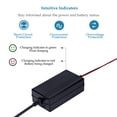 thumbnail image 5 of Portable 12V Trickle Charger Battery Maintainer for Motorcycle Car Boat ATV, 5 of 7