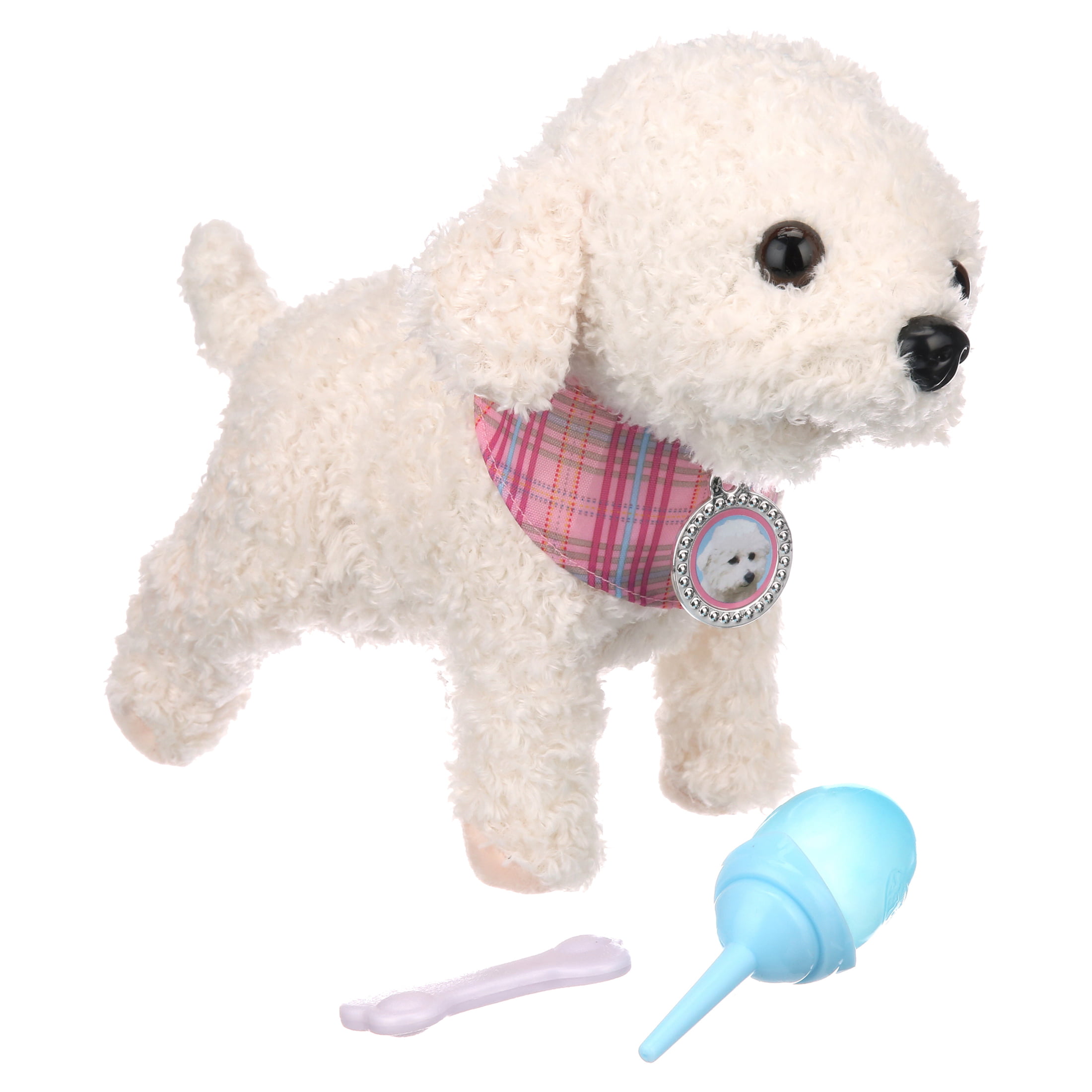 Baby Born Puppy Doodle With Sound NIB Feed Water Lifts Leg and Pees Chews Bone 