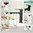 thumbnail image 6 of Hansgrohe 72517 Rebris S 1.2 GPM Single Hole Bathroom Faucet - Nickel, 6 of 7