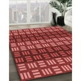 thumbnail image 2 of Ahgly Company Indoor Round Patterned Valentine Red Area Rugs, 4' Round, 2 of 6