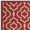 thumbnail image 3 of Safavieh Courtyard Red Indoor Outdoor Rug - 5'3" x 7'7", 3 of 4