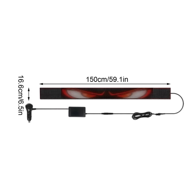 LED Light Strip For Car Window Display With Remote Control And App Customization For Trucks And Automobiles