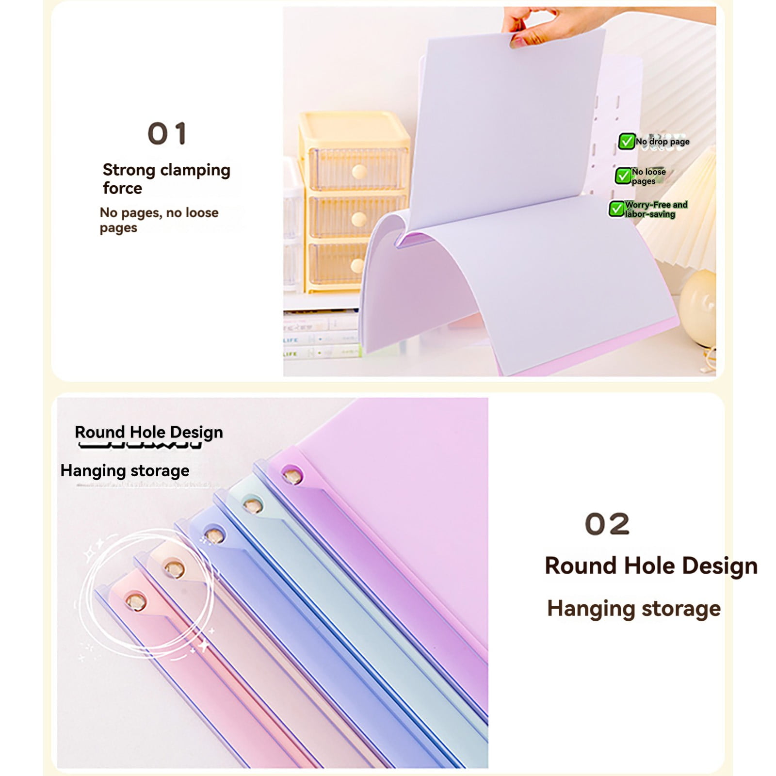 PATIKIL 3 Pouces Étiquettes De Dossier De Fichiers, 25 Onglets De Dossier De Fichiers Avec Inserts, Étiquettes En Plastique Transparent Pour Dossiers Suspendus, Classeurs