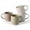 Assorted Colors, variant on Famiware Constellation 13 oz Stoneware Coffee Mug Set of 4, White
