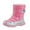 Pink, variant on Gyujnb Children Snow Boots Shoes Winter Boots Kids Shoes Students Sneakers Boot,Boys Shoes,Girls Shoes,Size:11