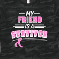 thumbnail image 4 of Inktastic My Friend is a Survivor Breast Cancer Awareness Women's T-Shirt, 4 of 5