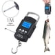 thumbnail image 2 of Báscula para peces de alta precisión, báscula colgante digital de 50 kg/110 lb, funcionalidad inteligente con pantalla LCD retroiluminada azul, gancho de acero inoxidable duradero, cinta métrica, 2 of 5