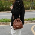 thumbnail image 6 of MKF Collection Azalea Women's Vegan Leather Bucket Bag by Mia K - Brown, 6 of 8