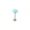 OP06, variant on Opal Lip Bar Labret Ring Internally Threaded Ear Tragus Cartilage Stud Piercing-OP13-1.2mm/8mm/4mm