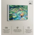 thumbnail image 2 of Lily Pad Dog Rustic Chic Farmhouse Canvas Wall Art by Art Remedy, White Floater Frame, 30"x24", 2 of 7