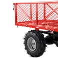 thumbnail image 4 of Harper & Bright Designs 3 Wheel Wheelbarrow Utility Cart Electric Powered 48V 500W Max Capacity 500lbs Material Debris Hauler, Mesh, 4 of 12