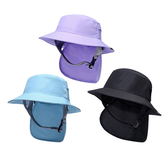 3x Surf Bucket Correas De Barbilla Pescador Para Deportes Acuáticos Al Aire Libre BLESIY Sombrero de pescador de surf