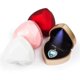 thumbnail image 5 of ZHAOCHENG Caja para anillos de boda con forma de corazón y luz LED, con estuche de exhibición para guardar joyas, de terciopelo, 5 of 5