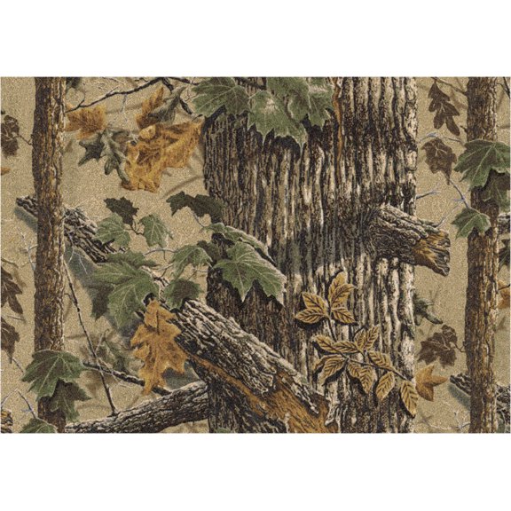 Milliken Brown Nature Print Bark Area Rug Extra Brown - Aprx 5' 4" x 7' 8"