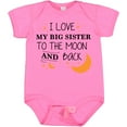 thumbnail image 3 of Inktastic I Love My Big Sister to the Moon and Back Boys or Girls Baby Bodysuit, 3 of 5