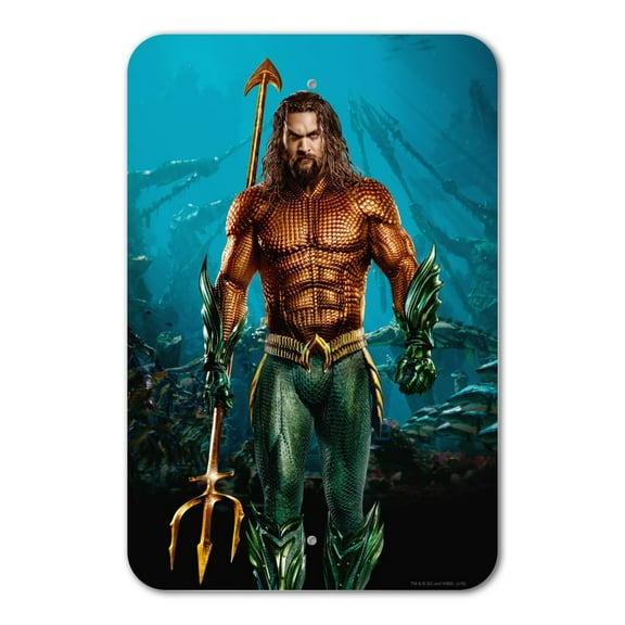 Aquaman Movie Jason Mamoa Full Costume Home Business Office Sign