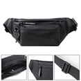 thumbnail image 1 of Bolsa De Pecho Masculino Bolsa Riñonera deportiva impermeable para hombre, con cremallera reflectante, riñonera (negro) Likrtyny Para Estrenar, 1 of 7