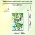 thumbnail image 3 of Binmer Décorations de Fleurs Colorées Double Face Décorations de Fenêtre de Couloir, 3 of 9
