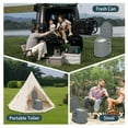 thumbnail image 3 of Ktaxon Folding Portable Travel Toilet, 3 of 9