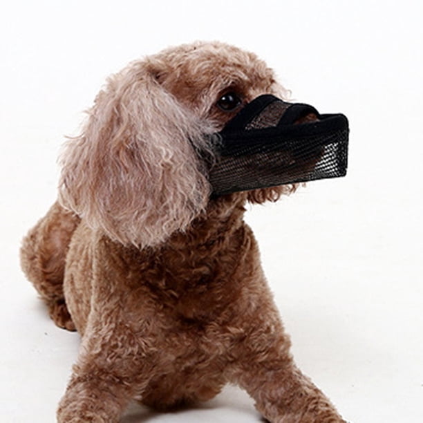 para perro para perro suave y transpirable Malla potable para mascotas antiladridos Lick Beige Colco Hocico duradero