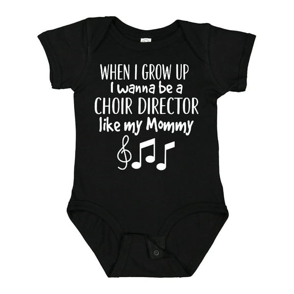 Inktastic Future Choir Director Like Mommy Boys or Girls Baby Bodysuit