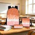 thumbnail image 6 of Kcolen Cute Back To School Backpacks,3 Piece Ice Cream Print Backpack Set Casual Daypack Fashion Lightweight Backpack Set for Daily Use,Orange, 6 of 6