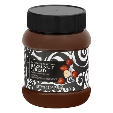 Chocolate flavored hazelnut spread