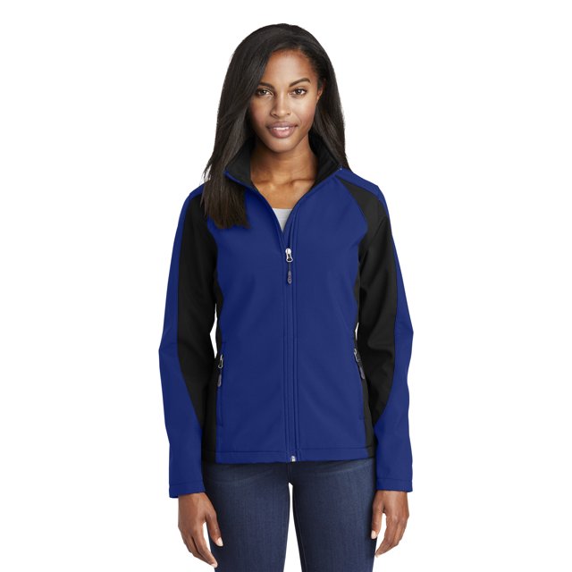 Chaqueta Soft Shell Colorblock para mujer de Sport-Tek®. LST970 deporte-tek LST970