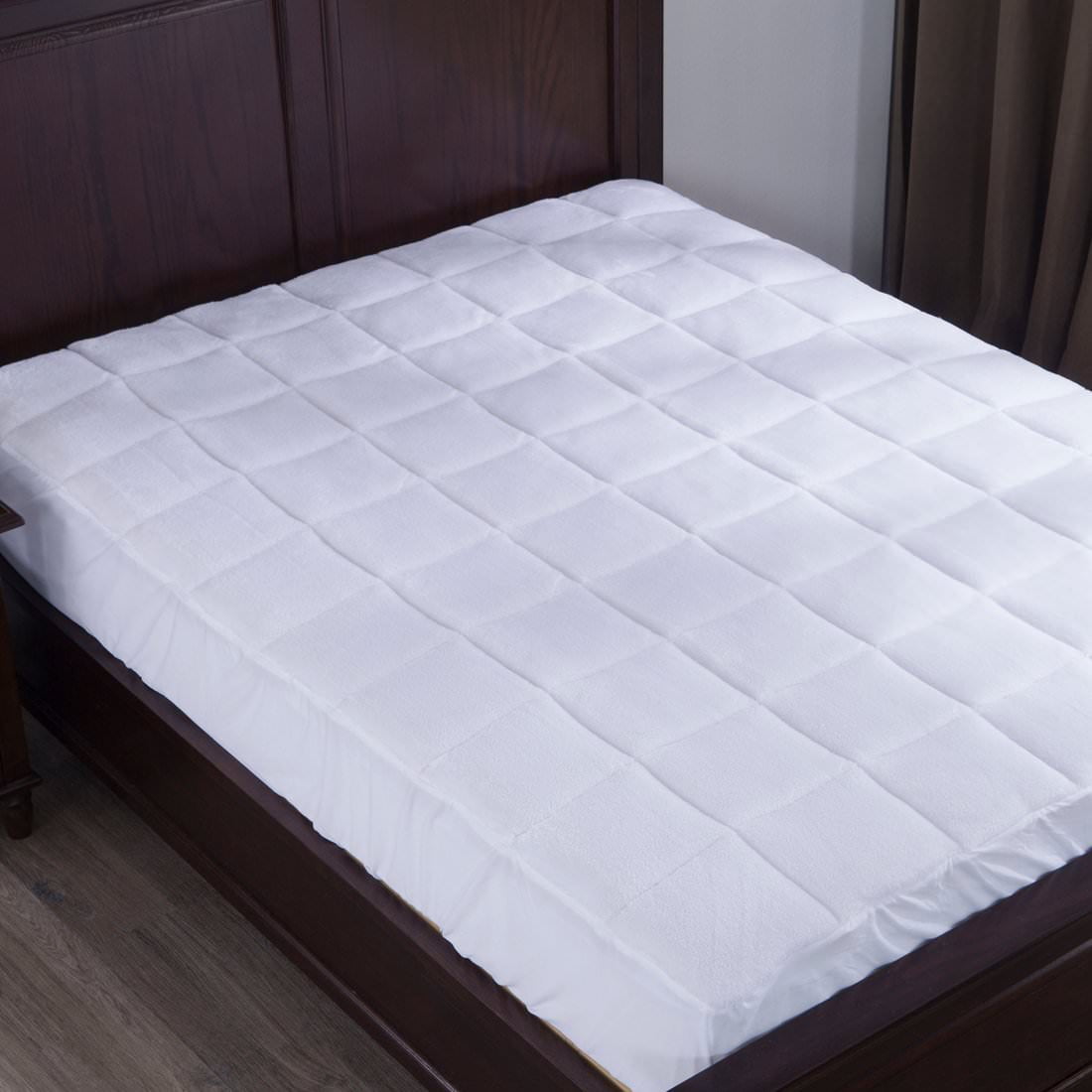 Puredown Down Alternative Mattress Pad/Topper, Plush Top ...