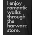 thumbnail image 2 of 9 Crowns Tees Men's "Romantic Long Walks" T-shirt (Unisex Black, Small), 2 of 3