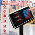 RUIE Computing Digital Platform Scale with Price Calculator, Silver, 25 ...