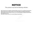 thumbnail image 2 of CMX Front Rear Disc Brake Caliper Assembly Left Right Side (Driver Passenger) Kit for Car Honda Accord Acura TSX KBC-100031, 2 of 10