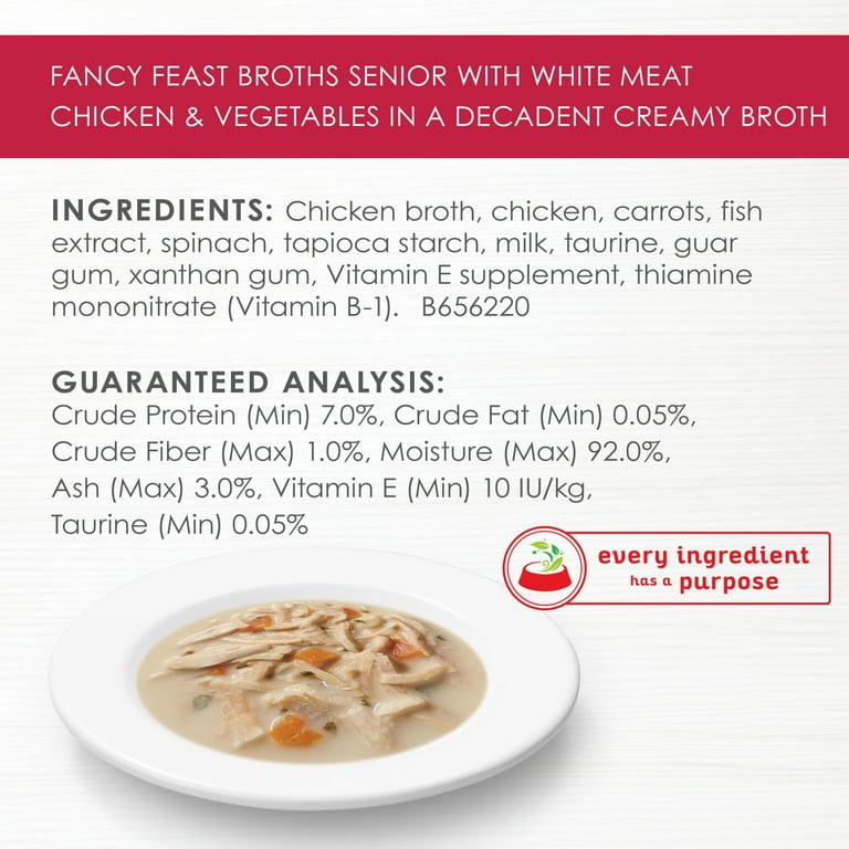 Fancy feast outlet broths creamy chicken