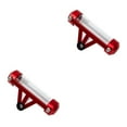 thumbnail image 4 of xinxixnxx Alliage d'Aluminium Durable Moto Taxe Disque Tube Haute Performance Élégant Facile à Installer Largement Utilisé Rouge 2Set, 4 of 6