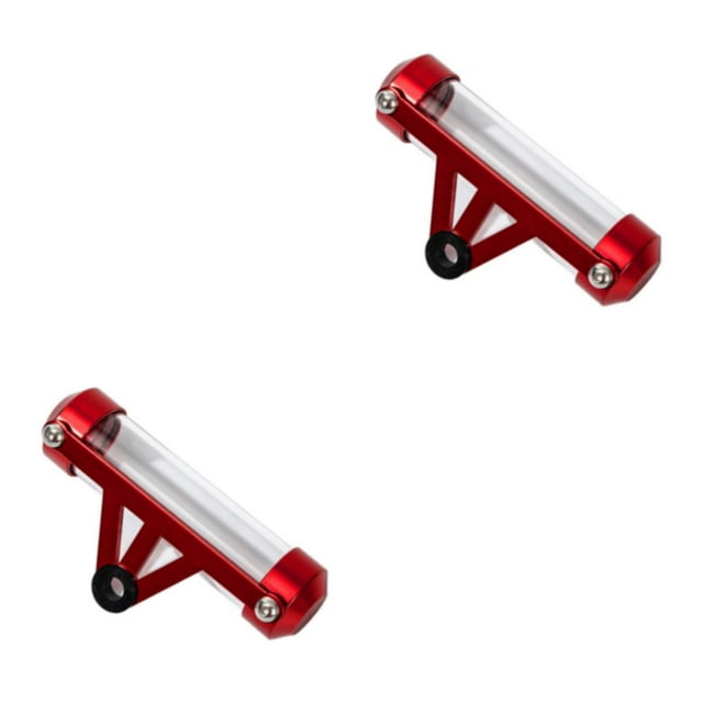 relayinert Aluminum Alloy Easy To Install Motorcycle Tax Disc Holder Waterproof And Durable Waterproof And Not red 2Set