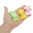 thumbnail image 4 of Unique Bargains 3 Pcs Duckbill Clip Fashion Easter Hair Clip for Women Green Pink, 4 of 5