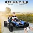 thumbnail image 5 of CazToi 24V Ride On UTV, Battery Powered Electric UTV with Remote Control, Off-Road Kids Electric Vehicle with 4 Shock Absorbers, 4 Mph High Speed, Music Player for Kids Ages 3+, 5 of 7