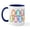White/Navy Inside, variant on CafePress - Happy Easter Mug - 11 oz Ceramic Mug - Novelty Coffee Tea Cup