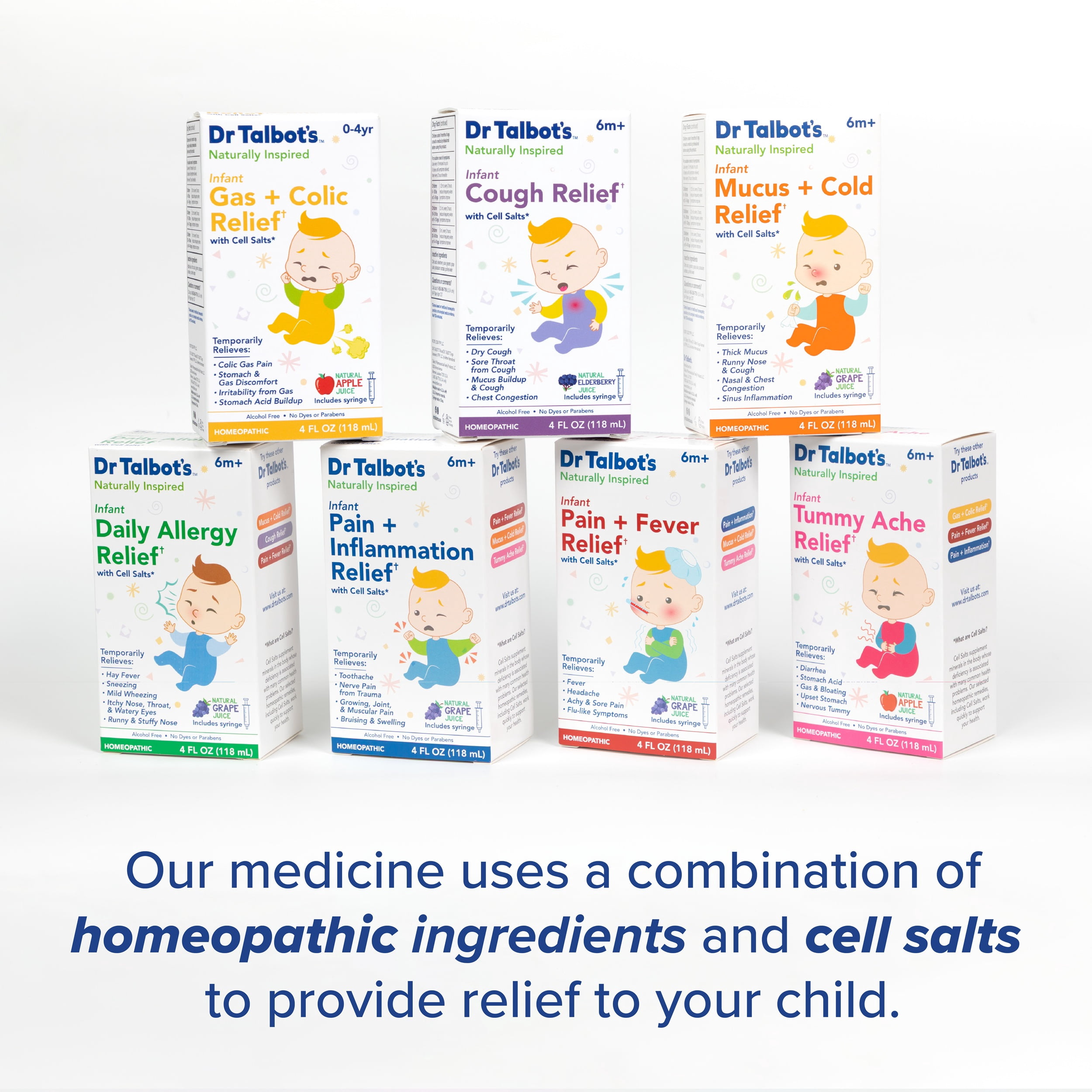 Dr. Talbot's Homeopathic Infant Mucus and Cold Relief with Cell Salts, 4 fl oz