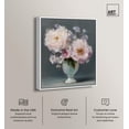thumbnail image 2 of Blush Blooms in a Vase Canvas Print Fashion Decor by Art Remedy, White Frame, 16 x 20, 2 of 6