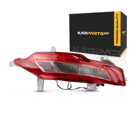 For Hyundai Tucson 2022 2023 2024 Back Up Tail Light Passenger Side | Clear & Red Lens | Made of ABS Plastic | SE/SEL/Limited/Essential/Preffered/Hybrid Models | For HY2883107 | 92406-N9000
