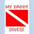 thumbnail image 2 of CafePress - Daddy Dives SCUBA Diving Infant Bodysu - Baby Light Bodysuit, Size Newborn - 24 Months, 2 of 4