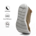 thumbnail image 4 of Bruno Marc Men Fashion Sneakers Street Basics Comfort Casual Walking Shoes For Men ZERO-01 KHAKI Size 9.5, 4 of 5