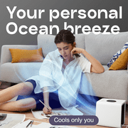 Evapolar evaLIGHT Plus Personal Portable Air Cooler, Evaporative Mini Air Cooler, Portable Air Conditioner, Humidifier, USB Connectivity and LED Light, 1000 ml
