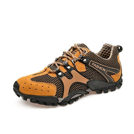 Meigar Men's Mountain Shoes Climbing Outdoor Hiking Shoes Athletic Running Sports Trail
