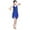 Blue, variant on FAOWME Child Personality Sequin Dress Latin Dance Dress Performance Fringe Dress Stage Competition Dress Hot Pink 5-6 Years
